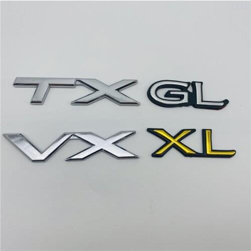 Stickers For Toyota Car Land Cruiser Prado GX XL VX TX Rear Tail Lid Badges Emblem Logo Letters Symbol