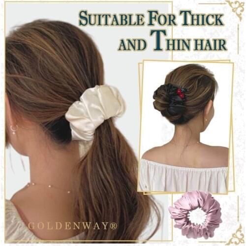 New Silk Cupcake Headband Hair Ties Accessories Scrunchie Ornaments Elastic Hair Bands Tiara Woman Head Dress