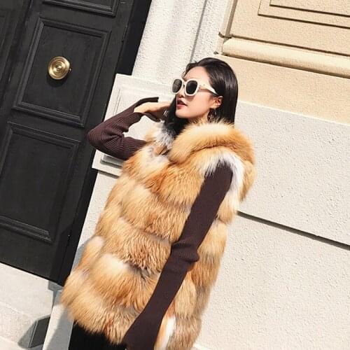 New Fox Fur Leather Fur Coat Ladies Single-Breasted Slim Warm Jacket Leather Grass Short Paragraph Fur Coat Temperament Wild05