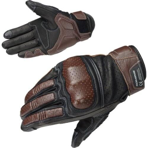 Komine GK-217 Protect 3D Mesh Gloves Motorcycle Optimun Summer Riding Gloves Moto Breathbale Motocross Gloves Leather M-XL