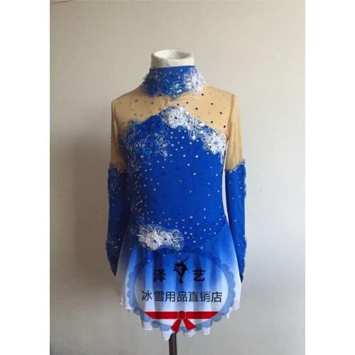 Ice Figure Skating Dress New Brand Vogue Figure Skating Competition Dress For Women Customized DR3227