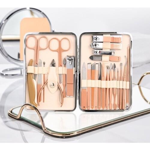 7-25PCS Manicure Set Pedicure Sets Nail Clipper Sets Nail Kit Professional Set Nail Cutter Manicure Kit Tools for Manicure Tool