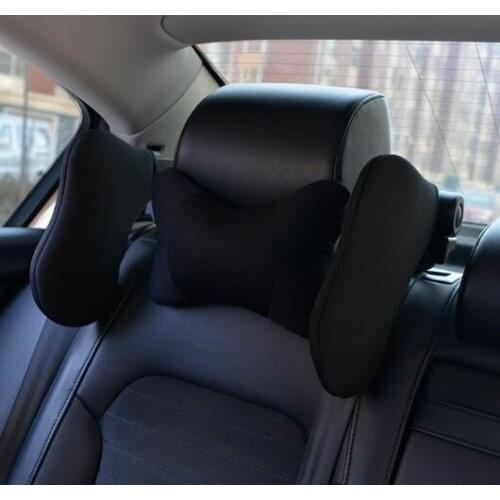 4 Color Adjustable Car Seat Headrest Pillow Head Support Rest Sleep Side Cushion Fit For BMW Toyota Honda Mazda Ford Audi