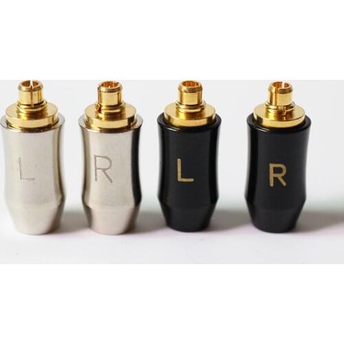 Pure copper mmcx plug suitable for SE846 SE535 UE900 gold-plated headset diy headset cord pin plug