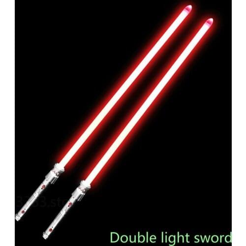 Lightsaber Unique Heath Dual Handel Blades with Connectors Red Moore Lightsaber Toy Sword Stylish Luminous Sound