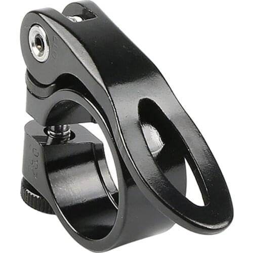 Bicycle black silver 25.4mm seat tube with 28.6 seat rod with black silver quick release seat tube clamp Cycling supplies