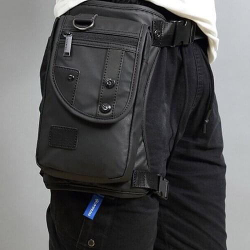 High quality Men Waterproof Oxford Ride Leg Bag Drop Fanny Waist Bags Military Motorcycle Riding Waist Leg Bag Crossbody Bag