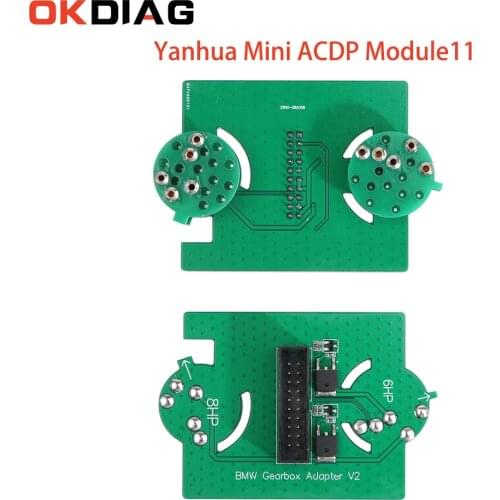 High Quality Yanhua Mini ACDP Module11 Clear EGS ISN Authorization with Adapters Support both 6HP & 8HP