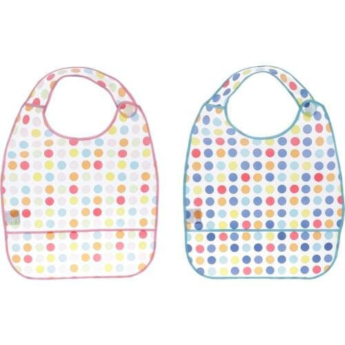 2x Large Adult Bib Saliva Towel Mealtime Clothing Protector Disability Daily Aid