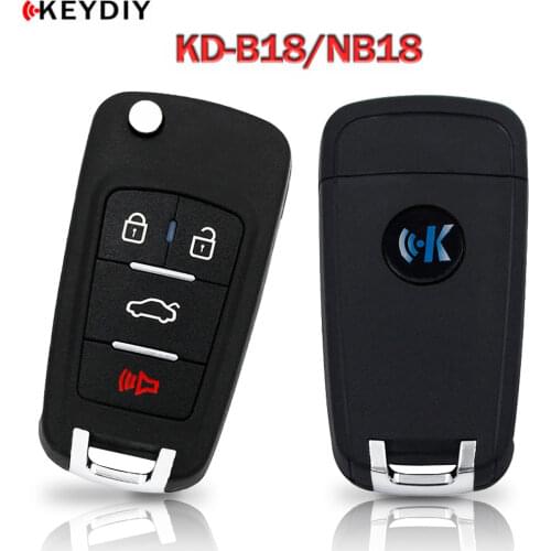 KEYDIY KD B18 Blank Car Key For KD900/KD900+/URG200 Key Programmer B Series Remote Control,5pcs/lot