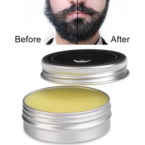30g Natural Beard Grooming Balm Mustache Moisturizing Smoothing Wax Shaving Care