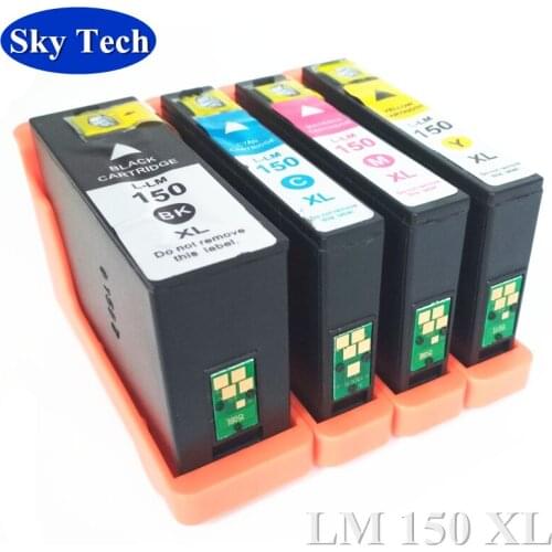 4X Compatible Cartridge For Lexmark LM150XL LM-150 XL , For Lexmark Pro S315 / S415 / S515 / Pro715 / Pro915