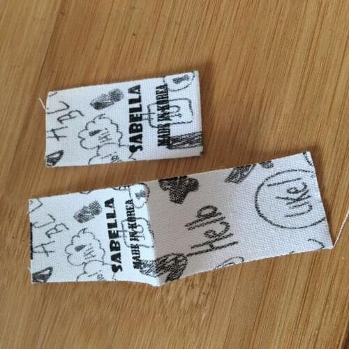 Garment accessories custom clothing labels,customized logo woven label,tags labels,brand name labels for clothing