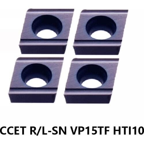 CCET CCET060200R-SN CCET0602V3R-SN CCET09T304L-SN HTI10 VP15TF CCET060200 CCET09T304 Carbide Inserts Lathe Tools CNC