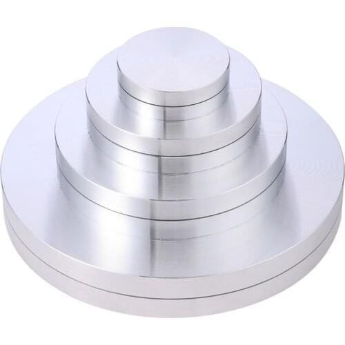 1 Piece Cake Baking Pan Axis Turntable Aluminum Alloy Rotating Tray Base Rotor Base Aluminum Bearing Cake Turntable High Quality