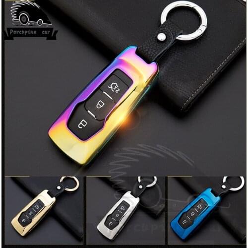 Zinc alloy Case Car Key Bag Cases Smart Car Wallet Case for New Ford Mondeo (2.0 T) Edge