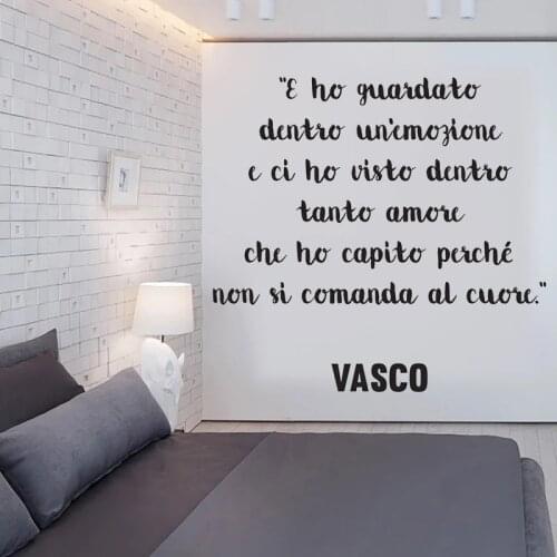 E Ho Guardato Dentro Unemozione Italian Quotes Vinyl Wall Decals Murals For Bathroom Livingroom Home Decor Stickers Poste DW4916