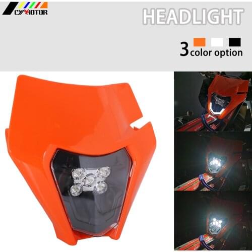 For KTM EXC XCF XCW TE TC FE 125 250 300 350 450 530 690 SMR XC-W Six Days Motorcycle LED Headlight Head Light Headlamp Lamp
