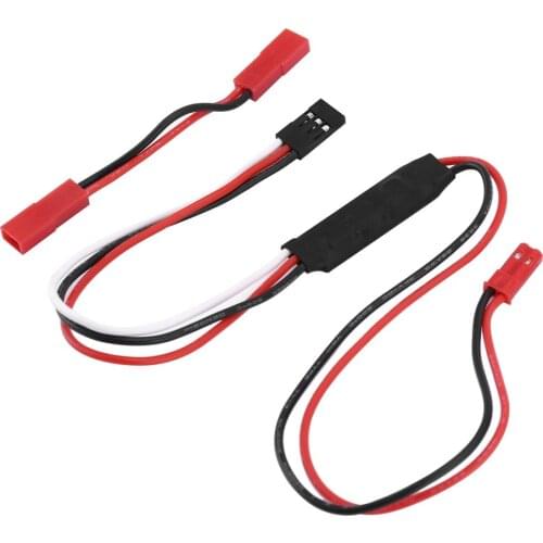 RC Car Wire Winch Controller CH3 Remote Controller Receive Cable With Adapter Plug Car Parts For 1/10 RC Crawler