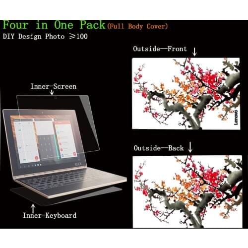 YNMIWEI For Yoga Book 10.1 Screen Protector DIY Design Full Body Cover Skin For Lenovo Yoga Book YB1-X91F Tablet Protective Film