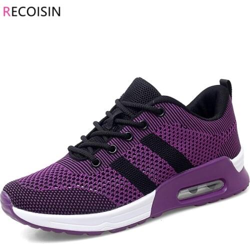 RECOISIN New 2021 Women Shoes High Quality Comfortable Sneakers Women Lace-up Flats Basket Femme Ladies Shoes zapatillas mujer