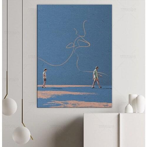 Modular Pictures Canvas Call Me By Your Name Painting Wall Art Posters Print Movie Character Modern Gay Home Decor For Bedroom