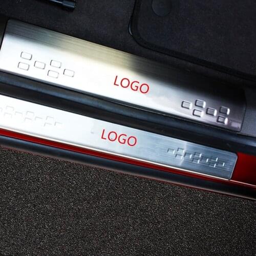 Stainless Steel Door Sill Scuff Plates fit Car Door Sill Protector For Chevrolet Cruze 2009 10 11 12 13 14 2015 AAA063