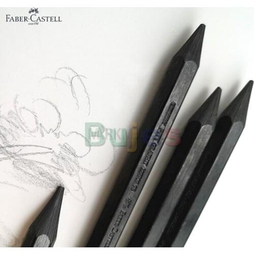 German Faber Castell All Lead Graphite Pitt Sketch Pen, Wax Sketch, No Wooden Pencil, Writing Smooth and Artist Supllies