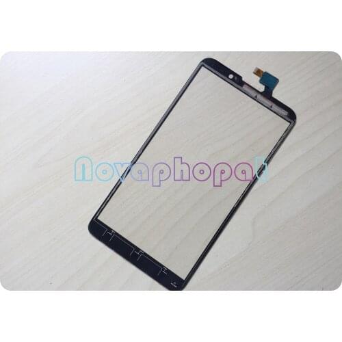 Novaphopat Top Black touchscreen For Lenovo S939 Touch Screen Digitizer Front Glass Panel Replacement +tracking
