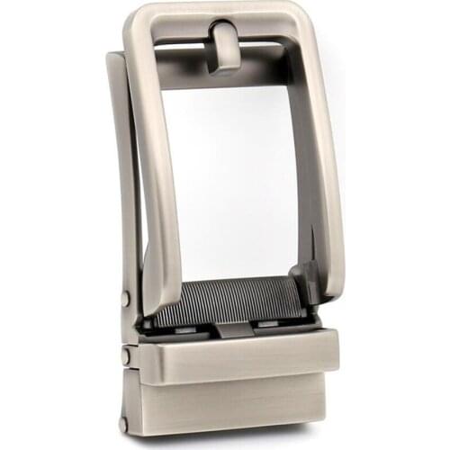 Belt Buckle New Fashion Automatic Buckle Male Suit for :3.3-3.6cm Belt agio silver \black color