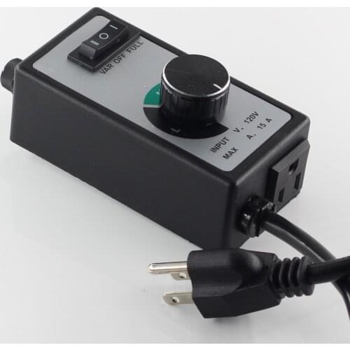 120VAC 1500W speed switch, electronic stepless speed governor, American standard,used for fans, power tools, pumps, lighting