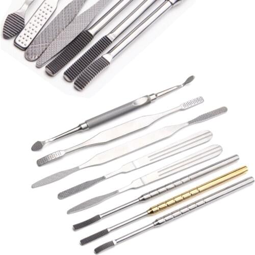 Nasal Bones Files Stainless Steel Nasal plastic surgery instrument Nasal bone files Nasal teeth 1pcs