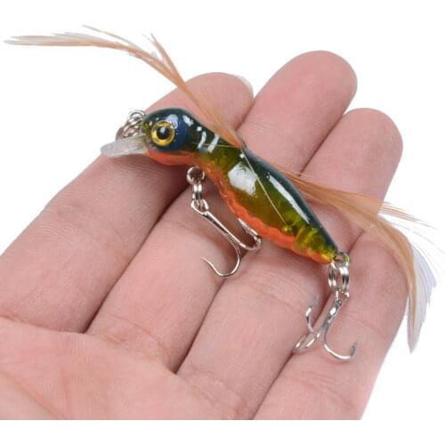 Topwater Insect Hard Artificial Bait 45mm 3.6g Wobbler Plastic Crankbaits Fishing Lures Pesca Fish Tackle