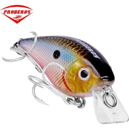 PRO BEROS 5.5cm classic fishing Lure Bait 6.2g small rock hard bait plastic Minow bionic false bait accessories DW446