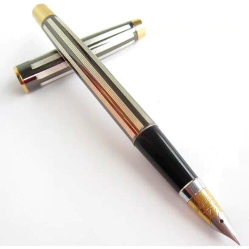 Hero Wing Sung 380 Fountain Pen Metal Ink Pen Iraurita Fine 0.5mm Nib golden Clip Stationery office for school 2020 Writing pen