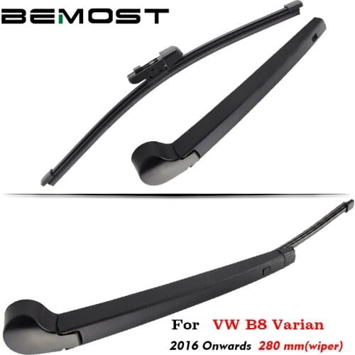 BEMOST Car Rear Windscreen Windshield Wiper Arm Blade Natural Rubber For Volkswagen B8 Variant 280MM Hatchback 2016 2017 2018