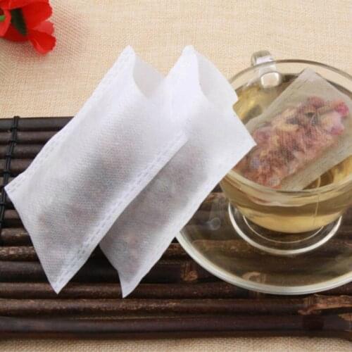 Heat Sealing Empty Non-woven Fabric Tea Bags Loose Tea Infuser Tea Strainer Coffee Spice 100pcs/lot