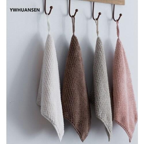 YWHUANSEN 25*25cm Microfiber Saliva Towel For Babies Things For The Newborn Kids Face Hand Towel Small Handkerchief For Children