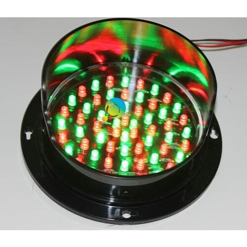 DC12V mix red green LED light customized mini 125mm traffic light replacement traffic lamp for sale