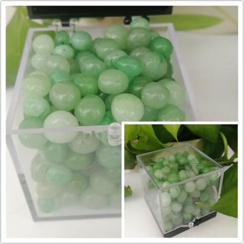 1 Box Bulk Natural Aventurine Tumbled Stone Crystal Aventurine Gemstone Rock Minerals Reiki Chakra Healing Beads For Home Decor