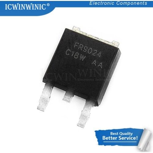 10piece IRFR9024 TO-252 FR9024 TO252 IRFR9024N In Stock