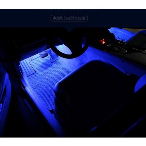 2pcs car LED foot lamp floor lamp decorative lamp for Subaru Forester Outback Legacy Impreza XV BRZ