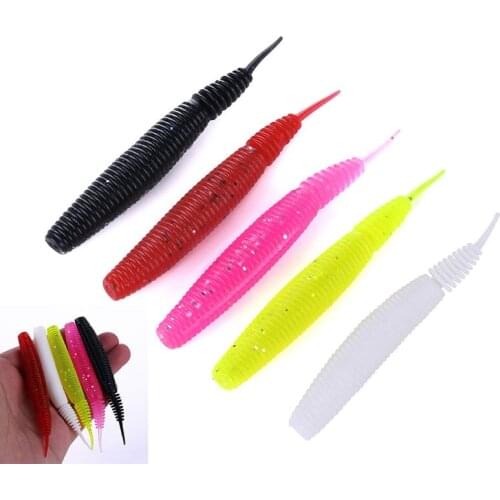 5pcs Fishing soft lures10cm/7g Artificial bait fishing lures worm Silica gel Pike Minnow swim jig baits wobbler fishing tackle