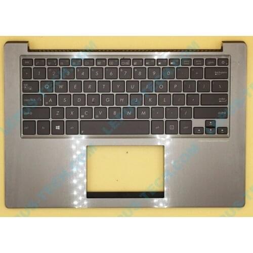 US plamrest keyboard English backlight Keyboard for ASUS U38 U38DT keyboard with top case
