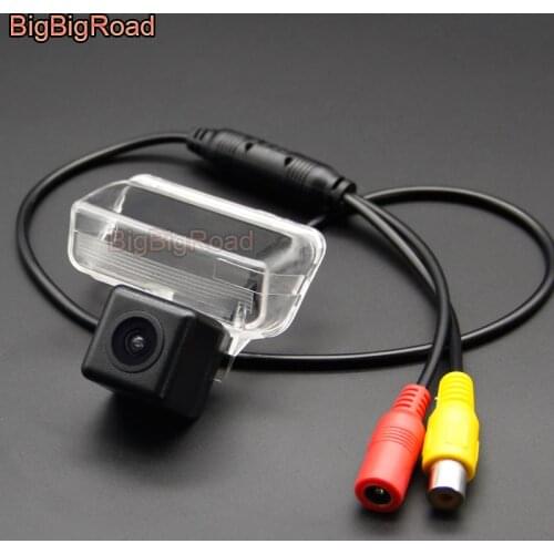 BigBigRoad Car Rear View Camera For Peugeot 206 207 307 307SM 407 Sedan 2001 -2014 Berlingo Grand Raid Ranch Partner M49 M59 MK2
