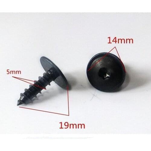 10Pcs Car Clips Fastener For Audi A3 A4 A5 A6 A7 A8 Q3 Q5 Q7 Engine Splash Guard Self Tapping Screws