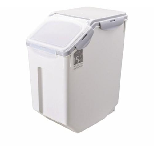 Sealed rice storage barrel packed rice box plastic insect proof flour barrel kitchen rice jar rice pot rice barrel household