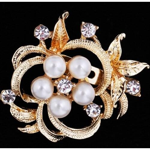 Personality Flower Brooch Jewelry For Women/men Fashion Jewelry Brooch Pins Metal Scarf Wedding Gift Diy Jewellery Accessories