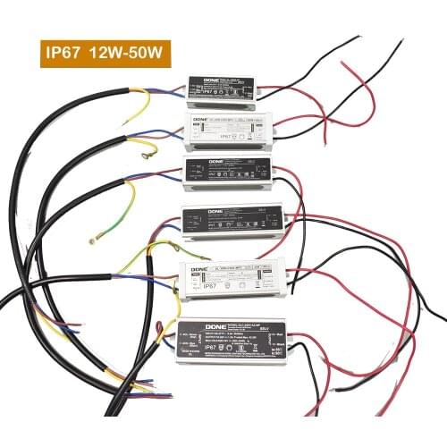 IP67 Outdoor Lighting Aluminum Power Supply 300mA 600mA 900mA 1200mA Waterproof Electronic LED Driver