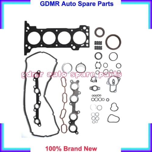1TRFE 1TR-FE engine rebuilding kits full gasket set 04111-0C080 for toyota Hilux Invoca KUN40 GGN15 1998cc 2.0L 2006